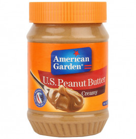 American Garden U.S. Peanut Butter Creamy  Plastic Jar  510 grams